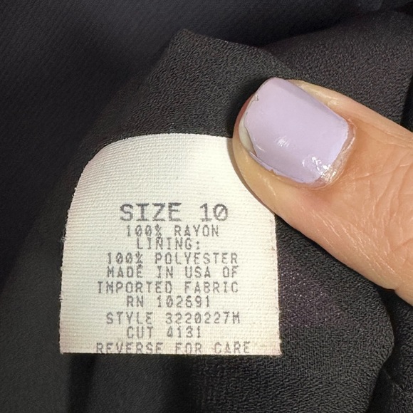 Vtg 90s Y2K Dark Floral Midi Slip Dress Sz 10 Fairy Coquette Grunge Phoebe Bloom - Picture 6 of 12